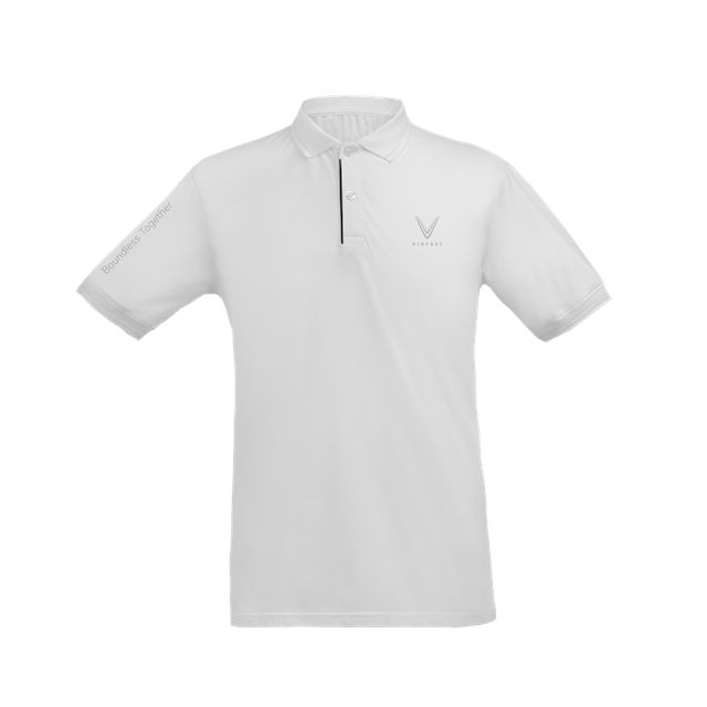 Áo polo nam màu trắng size S