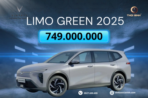 Giá lăn bánh Limo Green: Mẫu Xe MPV Điện 7 Chỗ Tối Ưu Cho Kinh Doanh Dịch Vụ