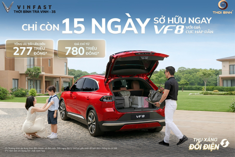 Trợ lý ảo AI trên VinFast VF8 có nghe hiểu được giọng đặc trưng? Trải nghiệm thực tế tại Showroom Trà Vinh