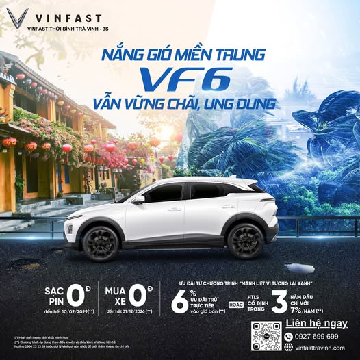 Cập nhật giá lăn bánh VF6 – Lựa chọn SUV hạng B hoàn hảo cho gia đình trẻ và ưu đãi mới nhất 2026