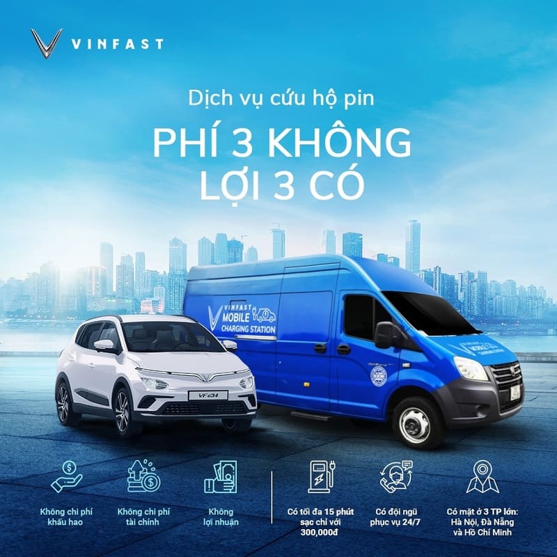 Dịch vụ cứu hộ VinFast Dịch vụ cứu hộ VinFast